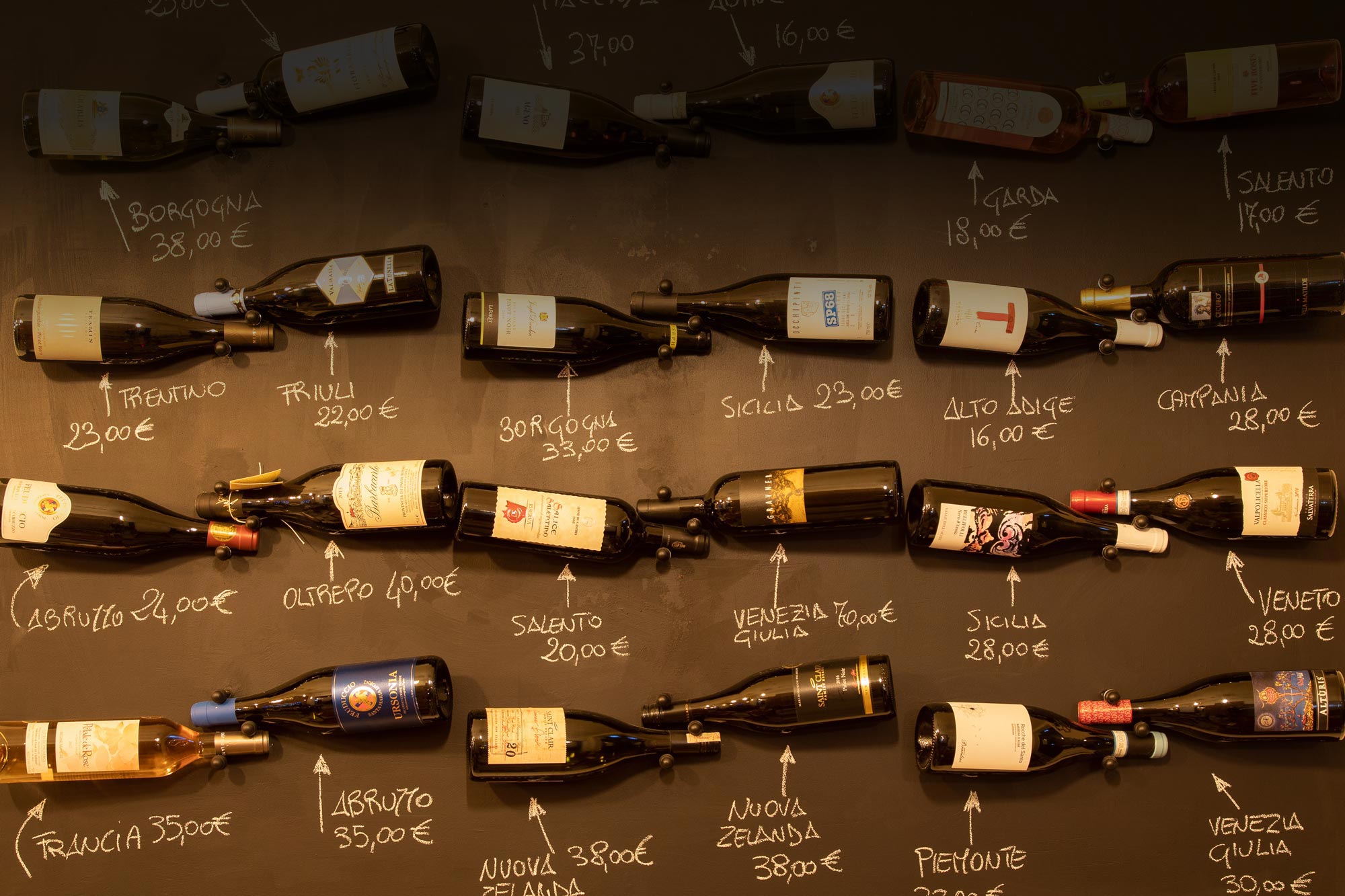 Degustazione vini DOC italiani